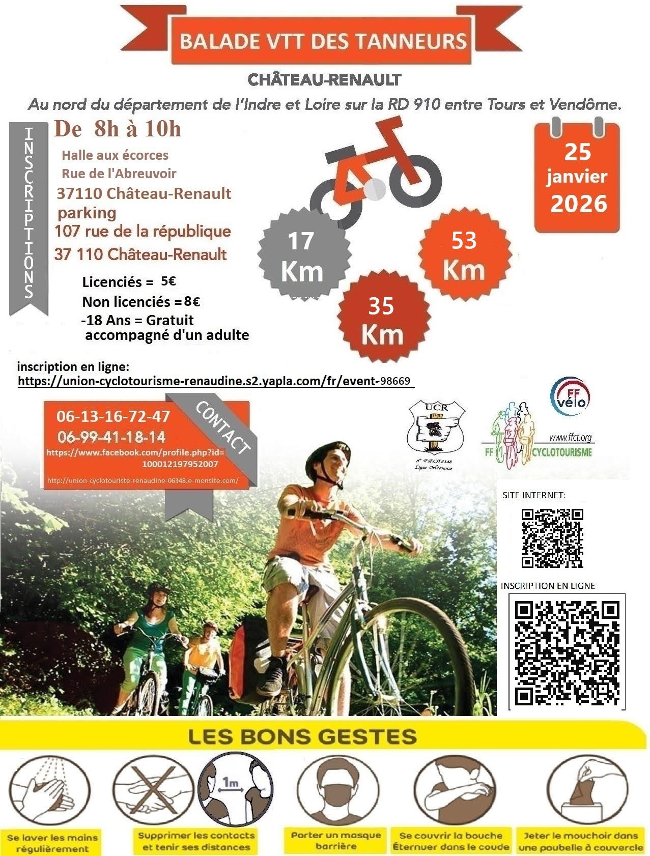Affiche Balade VTT des Tanneurs
