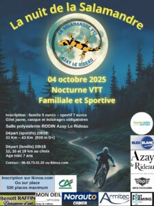 Affiche La nuit de la salamandre VTT